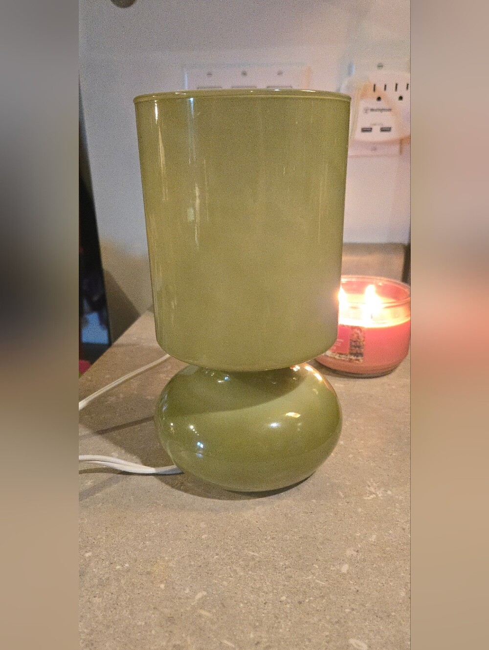 Olive Green Ikea LYKTA *Read Description*